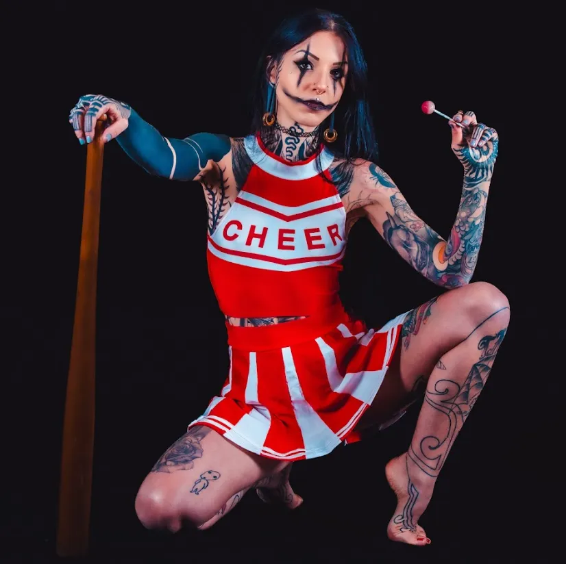 Ever had a goth cheerleader?