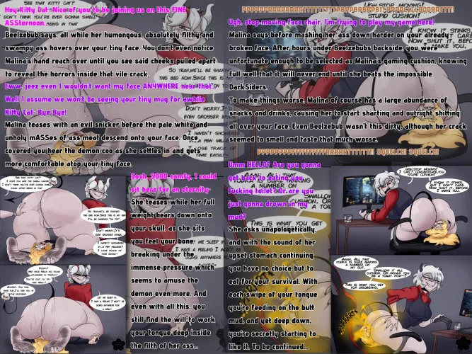 Hellish Roommates Part 2 [Facesitting] [Sweat] [Scat] [Human chair] [Ass licking]