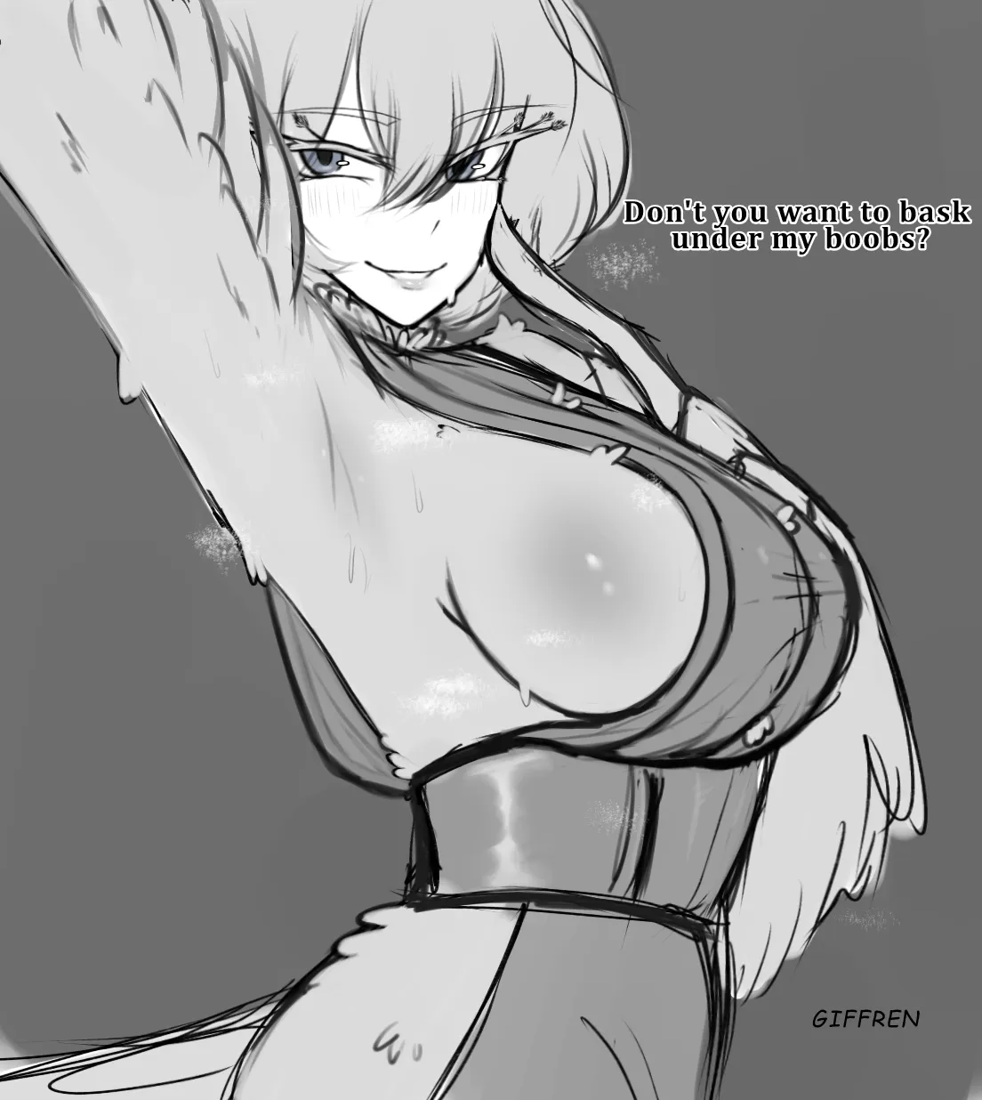 Hot harpy breast🤭 (oc)