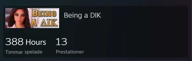 Is this sane ? Nearly 400 hours played on steam and i dont even know how much time ive spent on the patron part!.

I have 4 diffrent Josy & Maya runs and about 4 with Sage and the rest is mixed free for all manwhore and others paths etc etc..