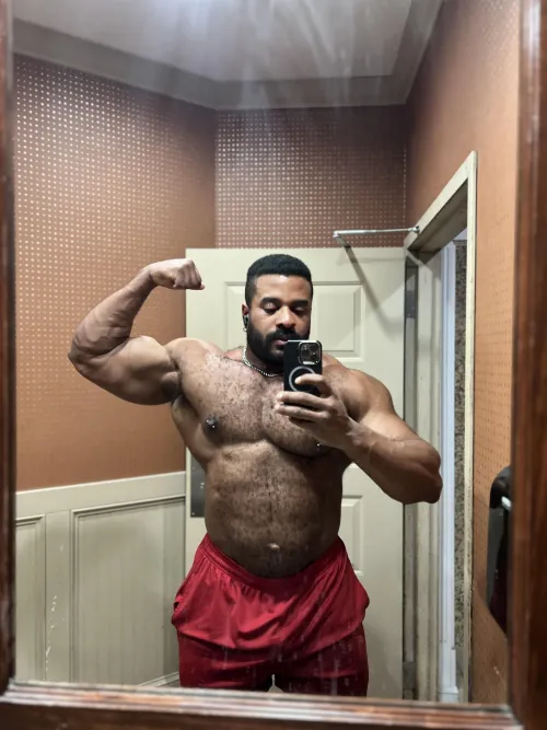 My arms never looked bigger