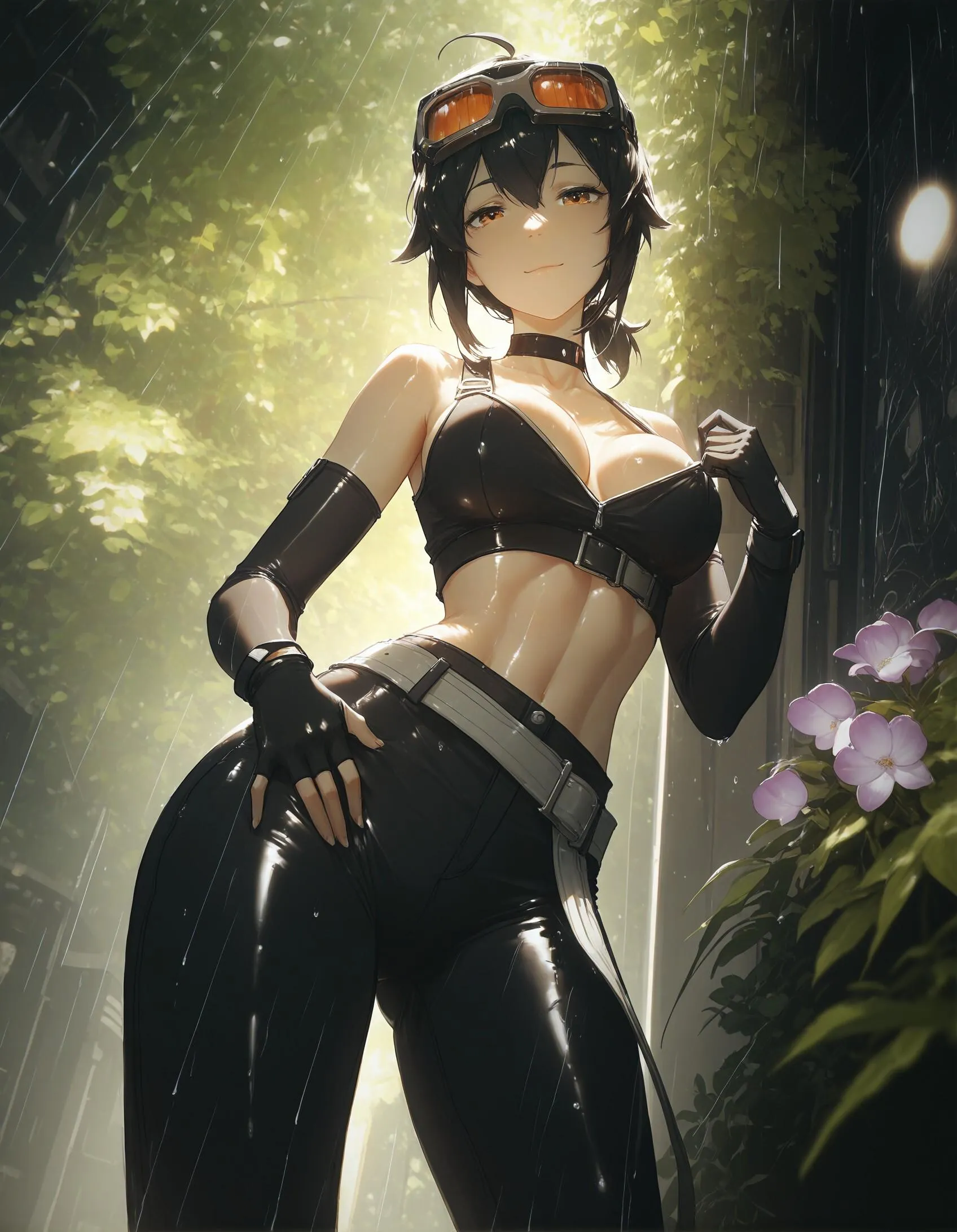 Rain soaked Grace (Yodayo AI - Model: WAI-NSFW-ILLUSTRIOUS-SDXL)