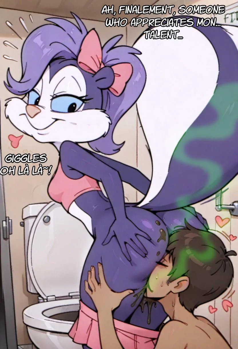 Skunk girl talent [smell] [rimming] [captions][ai] [furry][scat]