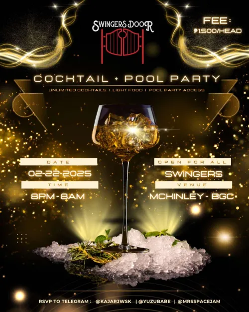 SWINGERS COCKTAIL + POOL PARTY