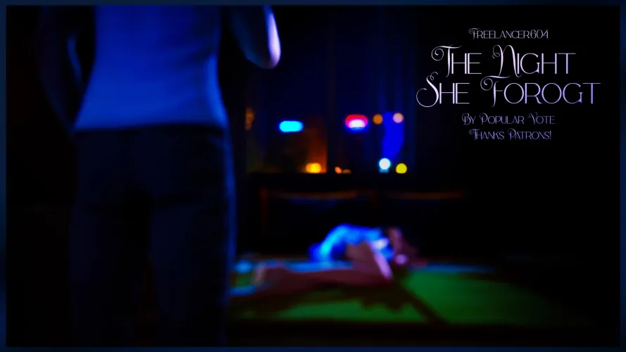 The Night She Forgot Studio Poses