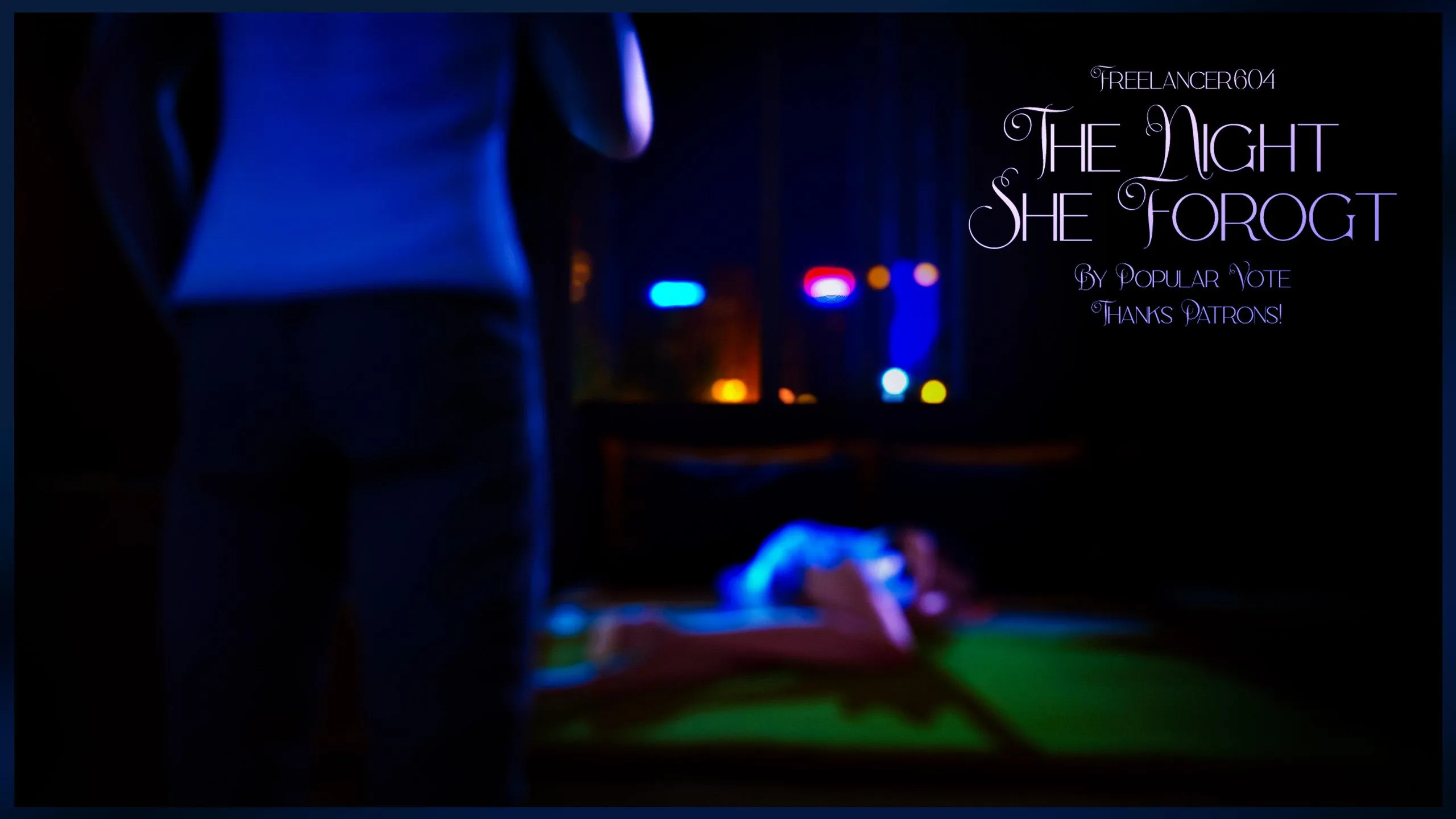 The Night She Forgot Studio Poses