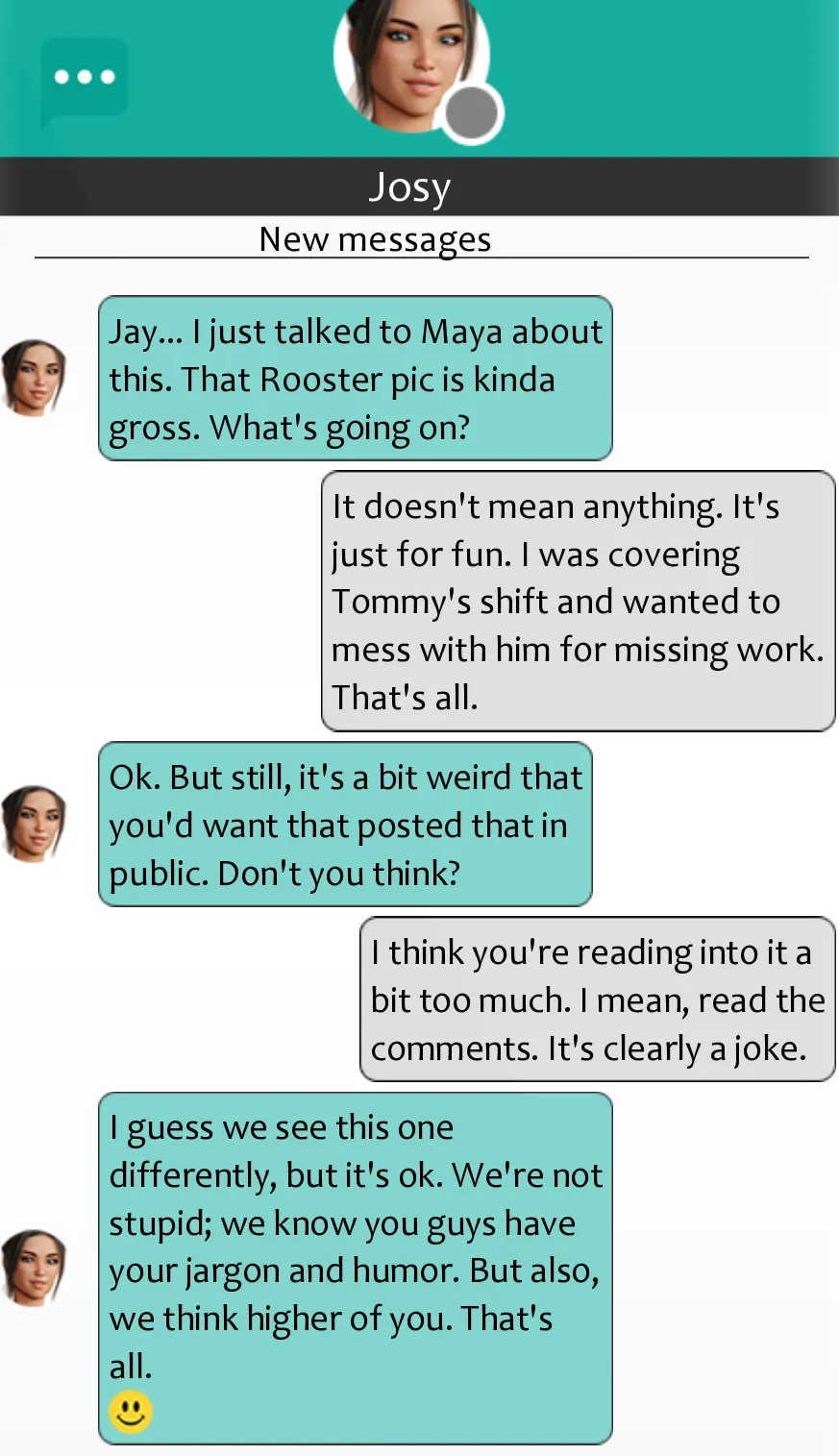 The number 1 reason why I don't have a Josy/Maya save