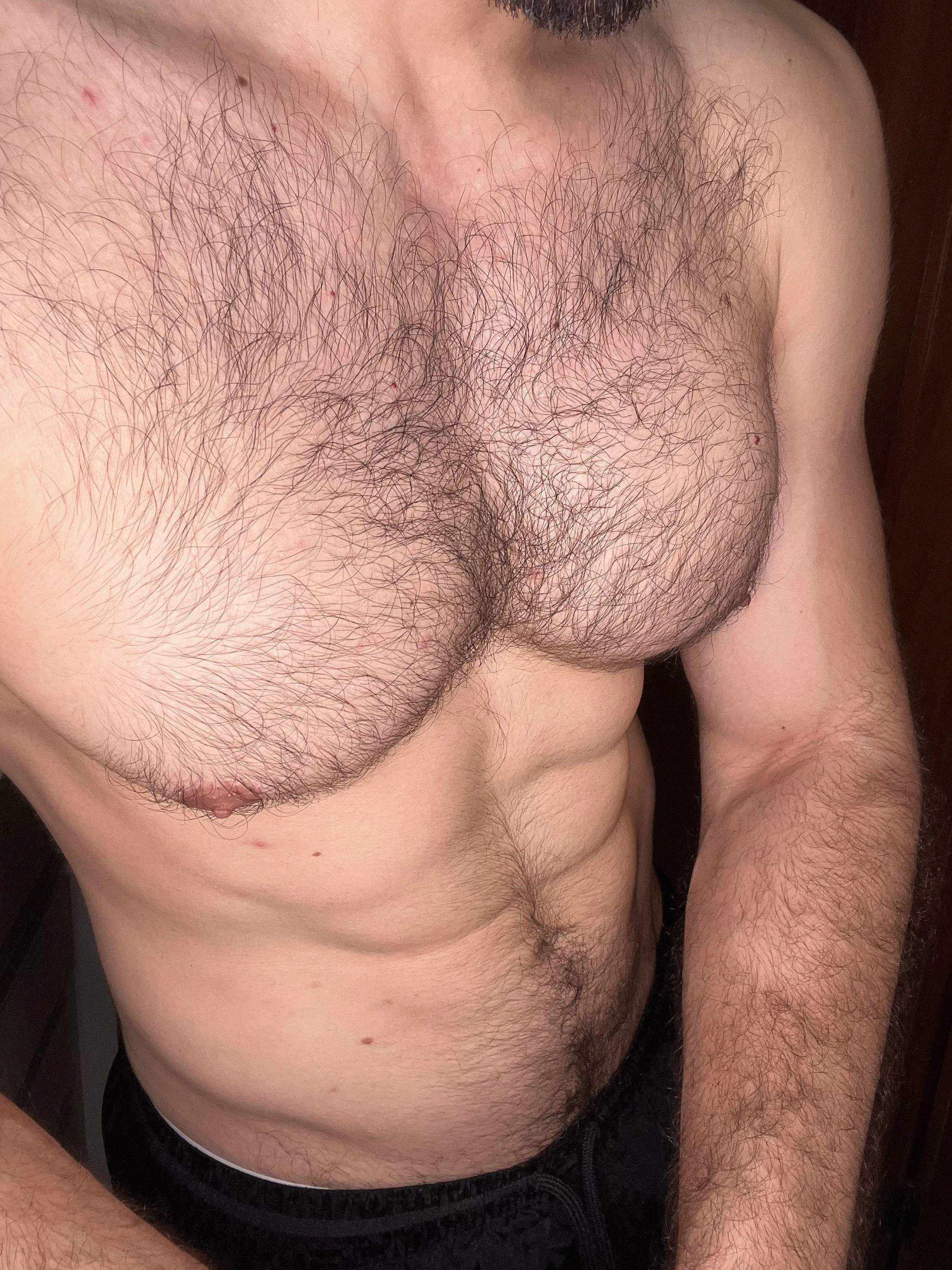 Tight fit, but I’ll make sure your face stays buried in.