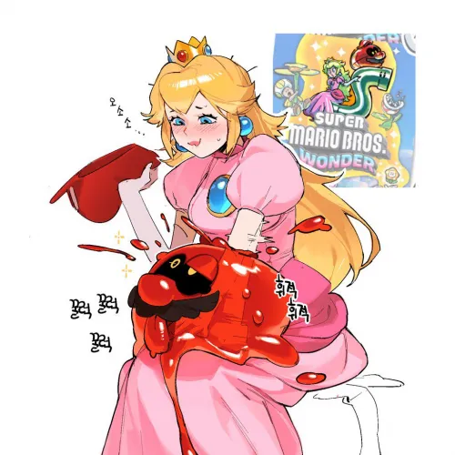 Wonder Seeds were a godsend for Mario and Peach to diversify their sexual life (SsuregiGame)