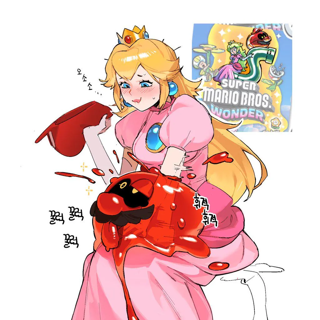 Wonder Seeds were a godsend for Mario and Peach to diversify their sexual life (SsuregiGame)