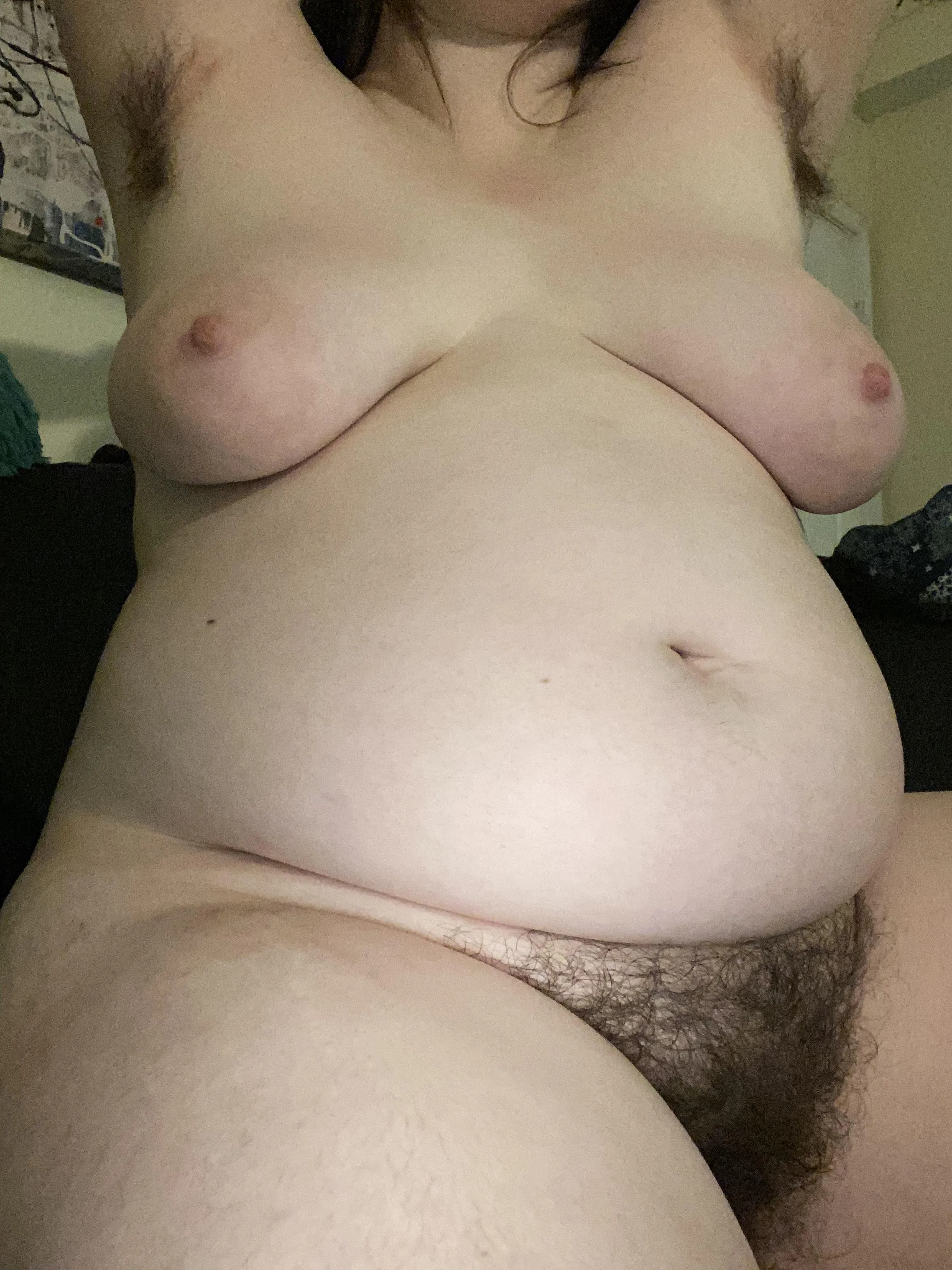 you’re allowed to rub your cock anywhere on my hairy body :D