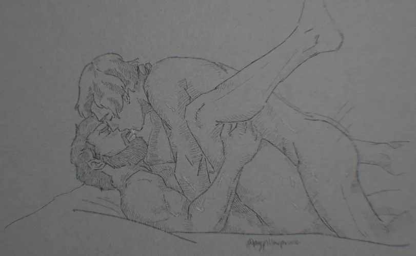 Chris x Leon (art by me)