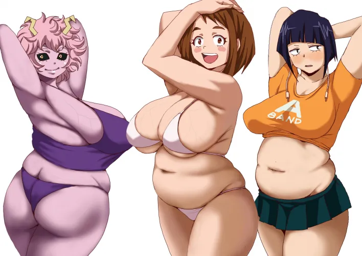 Chubby My Hero Academia girls (Sacaprico)