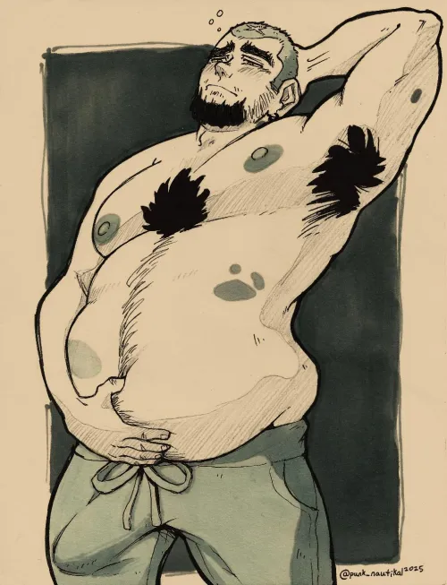 Drowsy Teddy Bear [OC]