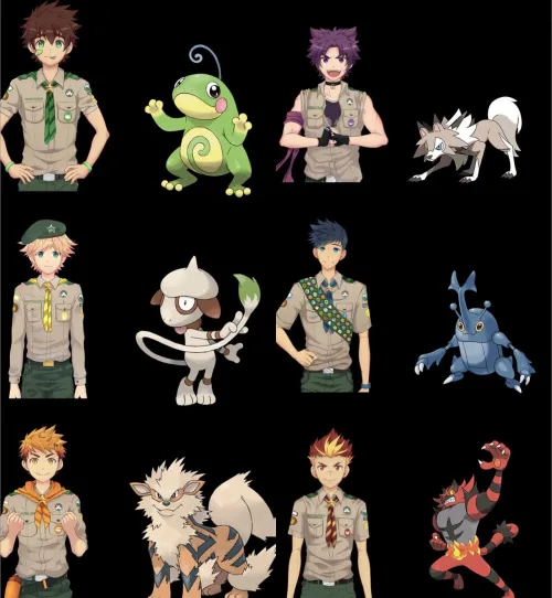 I have given each camper their own pokèmon