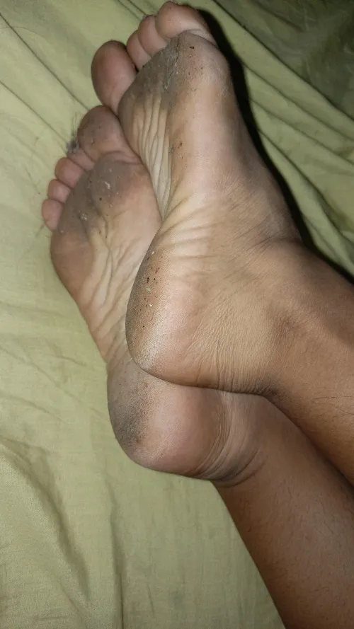 I love to wall barefoot