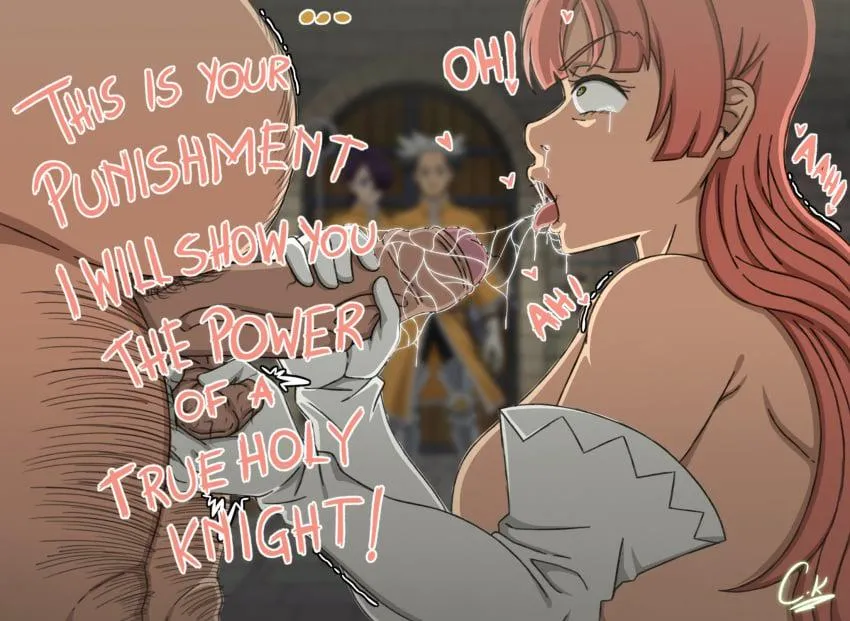 Isolde duty as a Holy Knight (Four Kights of the Apocalypse)