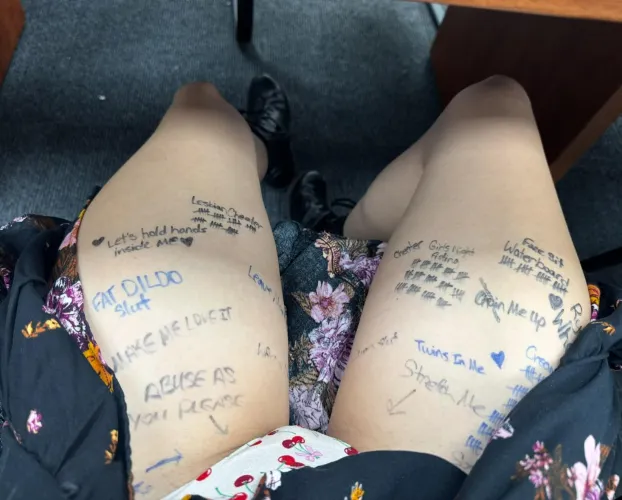 Marking up my body is a favorite pastime for me!