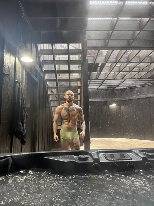 On my way to join you in the tub