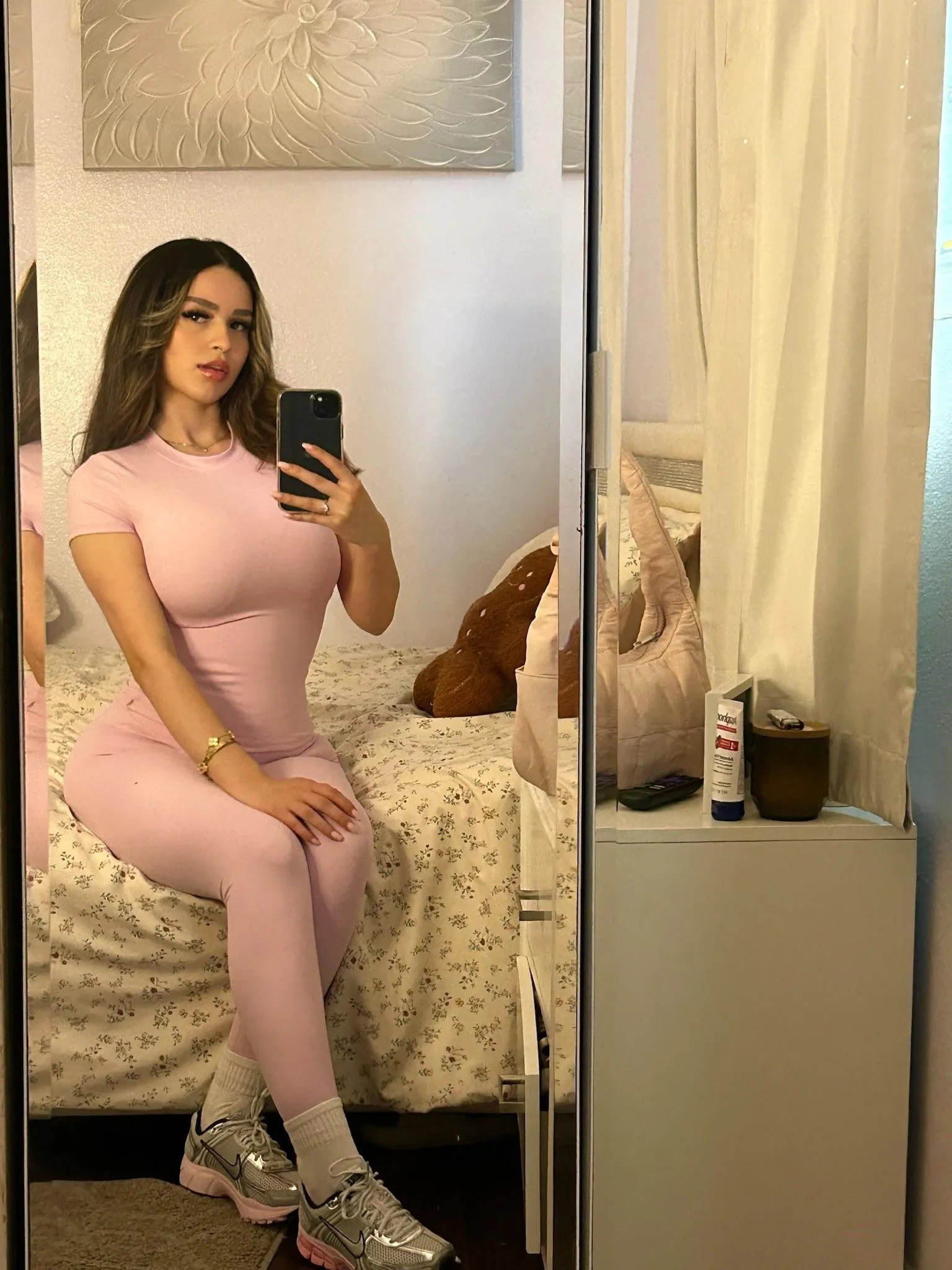 Pink for my solo Valentine’s gym session