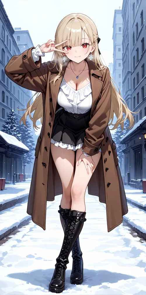 Posing in the Cold