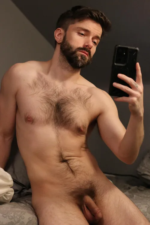 Say yes if you want to touch my beard and balls 💖