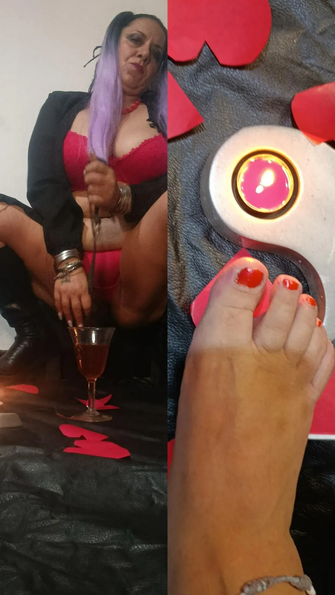 We celebrate Valentine's Day together