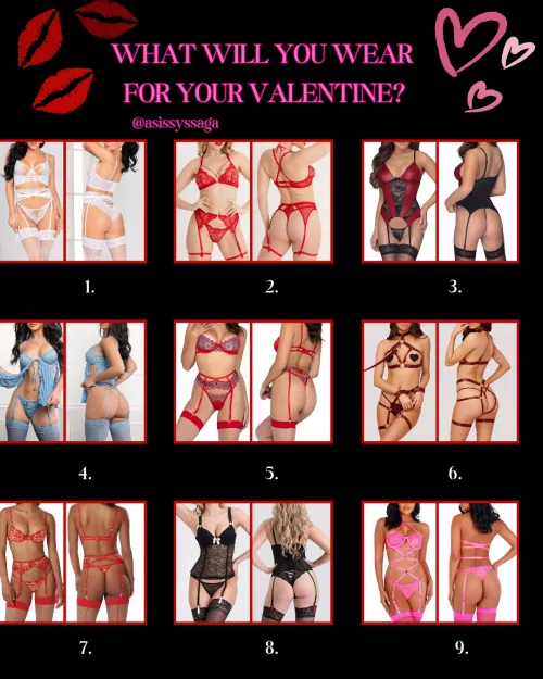 What will you wear for your Valentine?