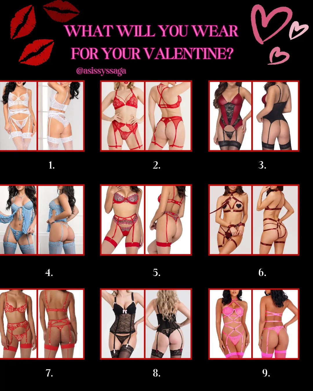 What will you wear for your Valentine?