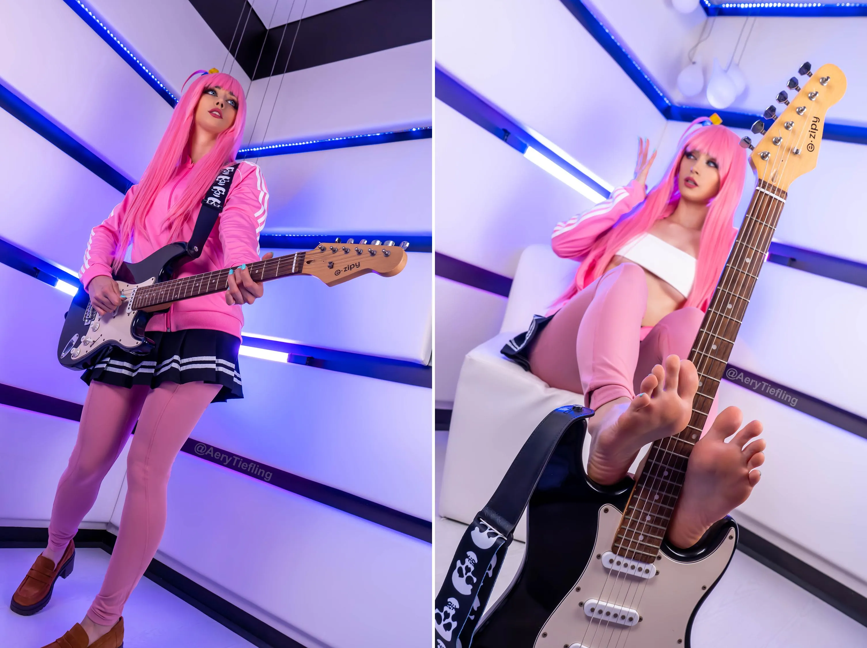 Bocchi (Aery Tiefling) [Bocchi the Rock!][OC]