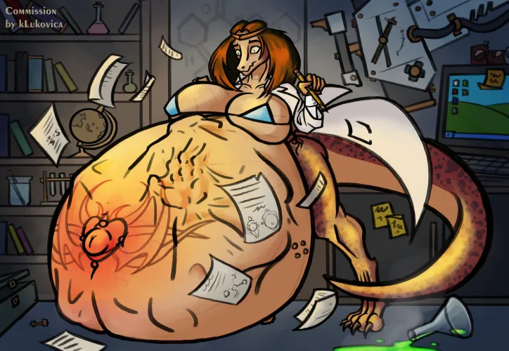 {image} It's nice when your lab assistant is always with you! (art by me-kLukovica)