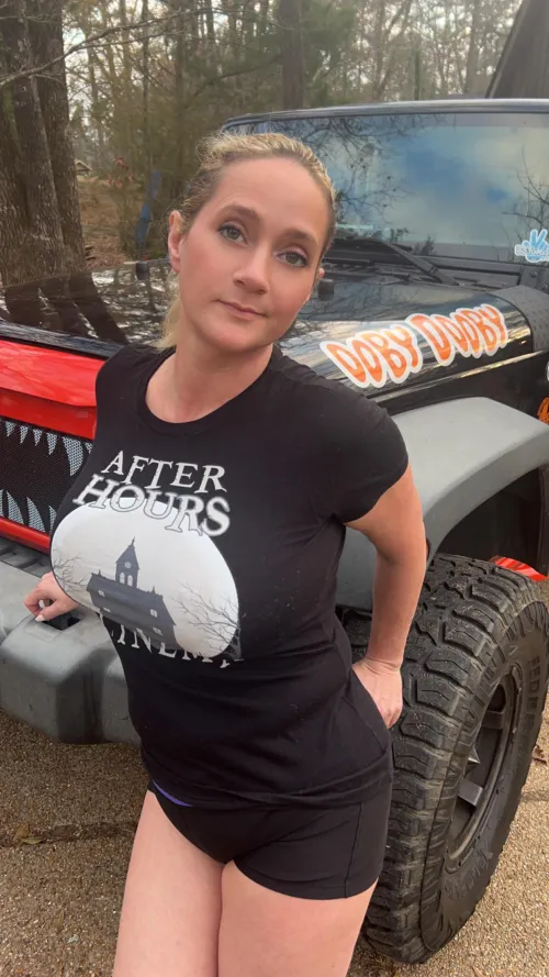 Just a girl and her jeep