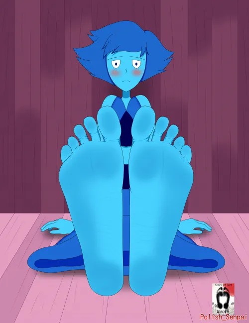 Lapis Lazuli shows her cute and sexy soles (PolishSenpai) [Steven Universe]