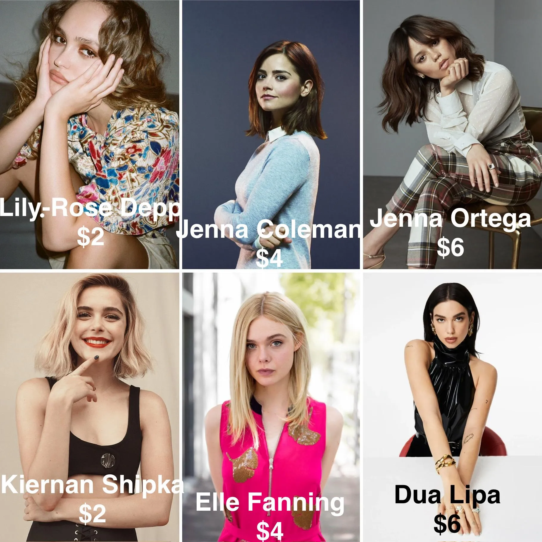 My favorites. You get $10