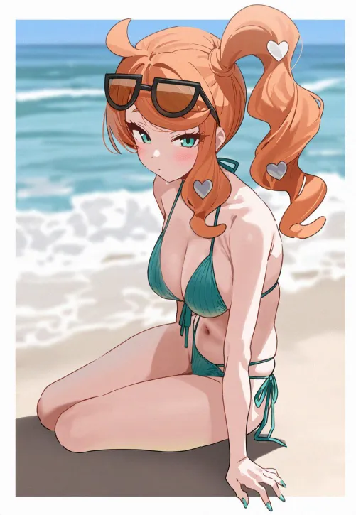 Sonia at the Beach
