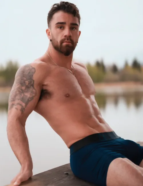 Working on my muscle to stand out