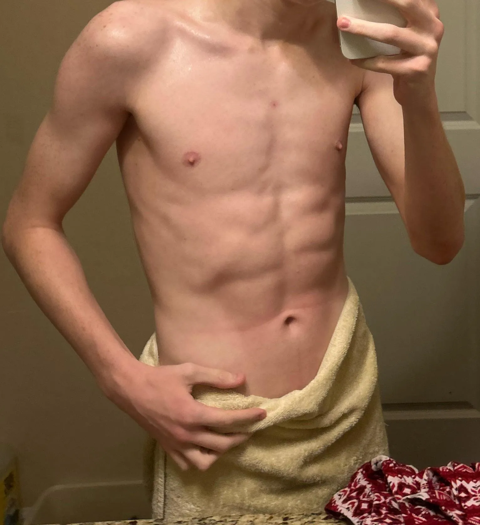 (19) should I take the towel off?