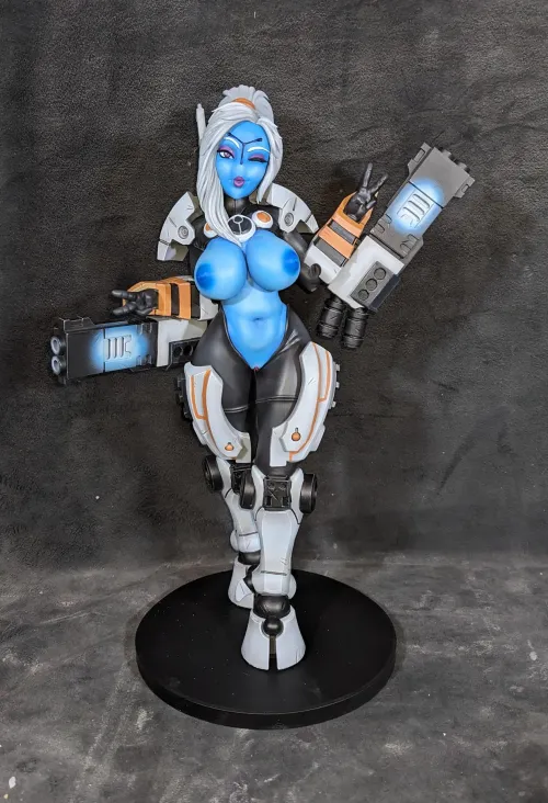 3d Tau pin-up by NightSparrowStudio