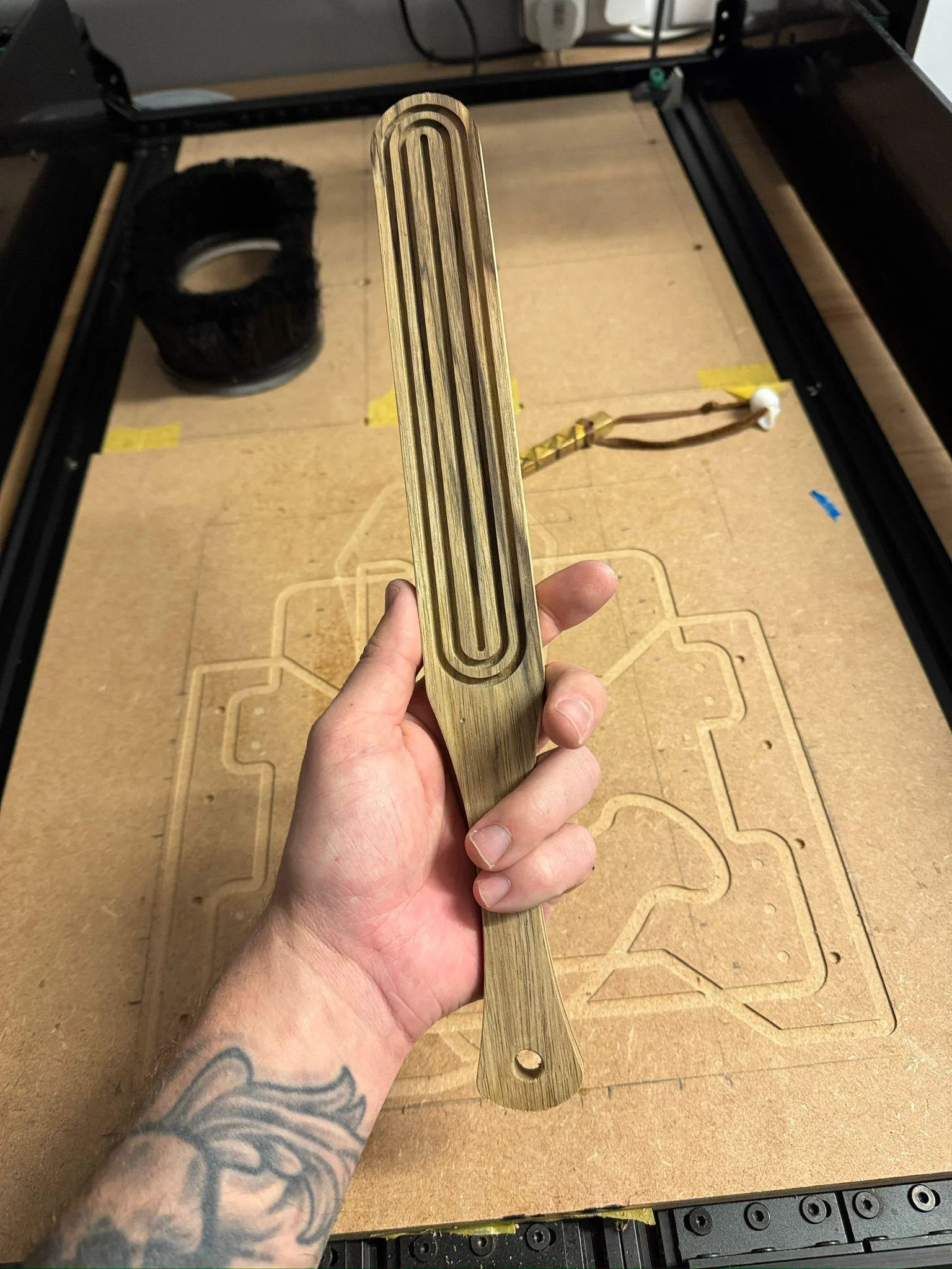 After a brief hiatus I finally got my head back in the right place to finish the paddles I started.