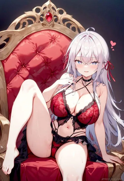 Alya sometimes gets seductive in Russian