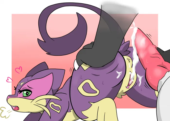 Bow gives in to Ruses sexual advances and allows himself to mate with her and attempt to breed her [M/F] mightyena/liepard (artist unknown), but I have a strong hunch who it was considering who the uploader was on R34