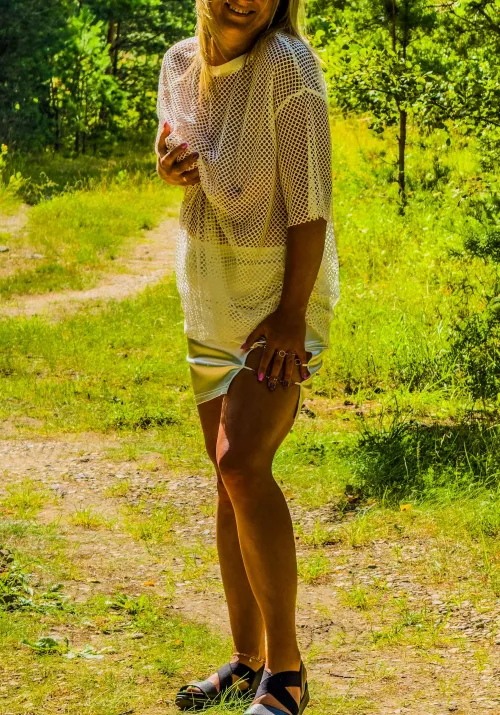 Couldn't understand why all mens smiling when comes a cross with me