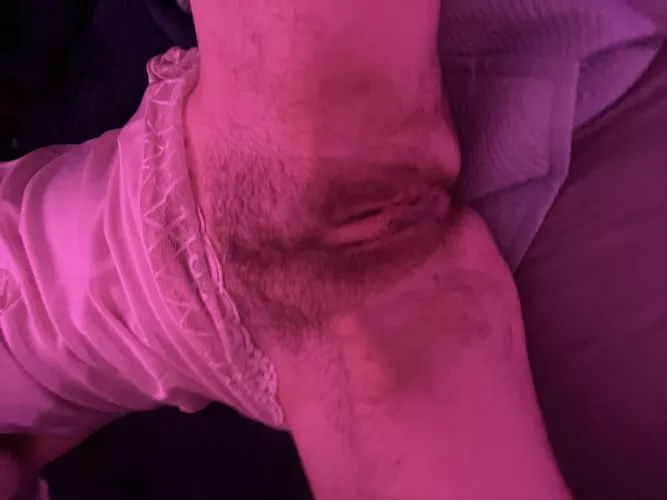 Hairy gooey sticky drippy cunt