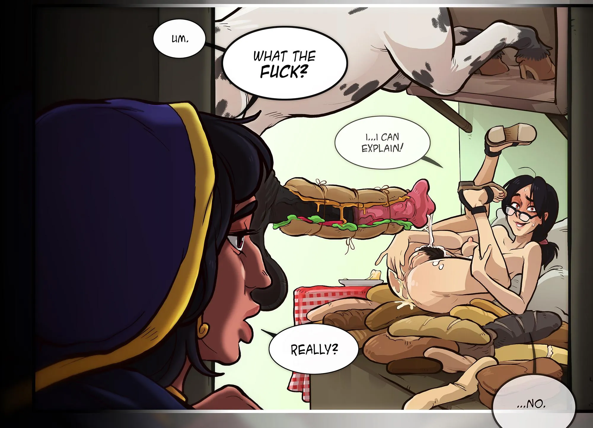 How would you explain this situation?🥪🐴?