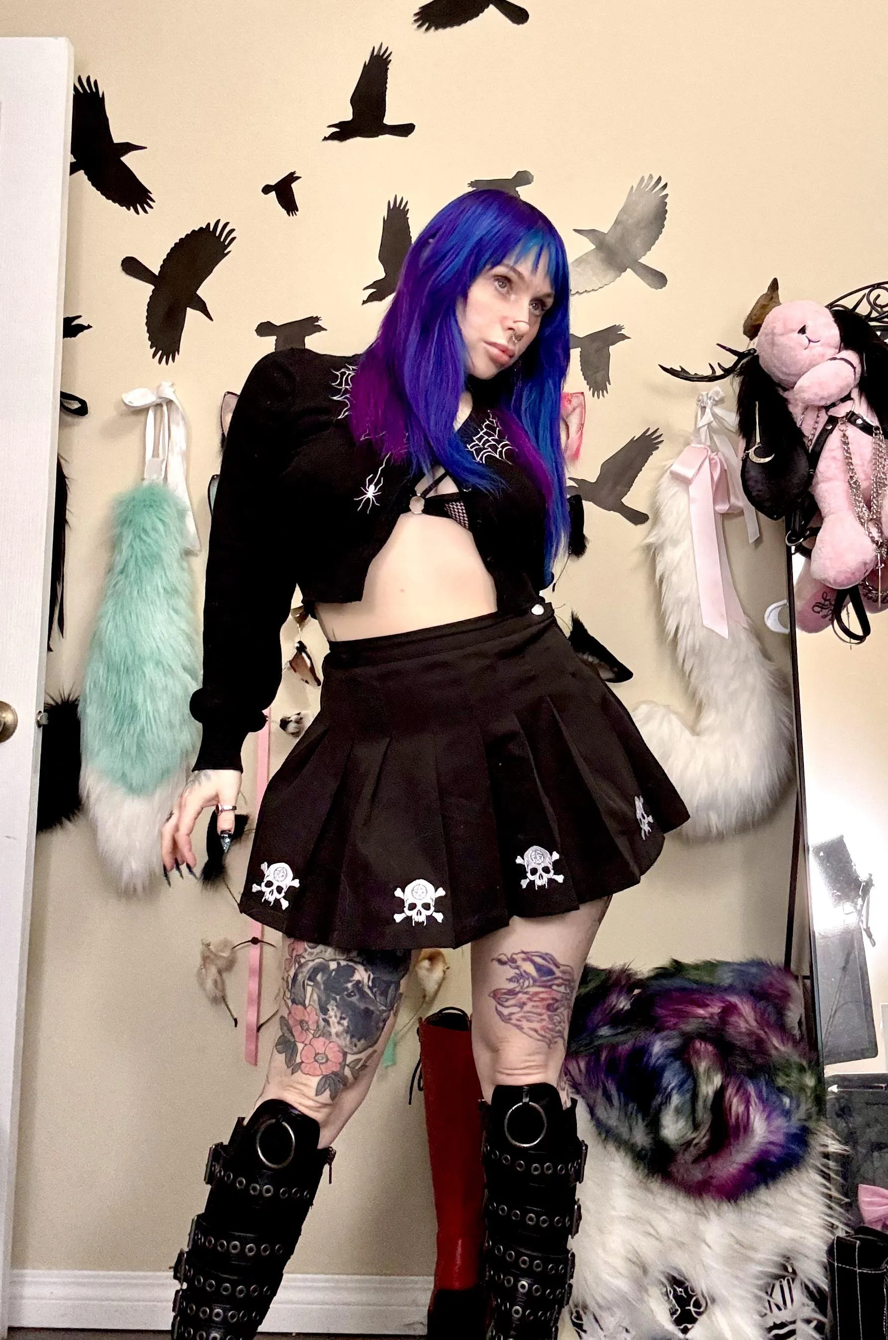 I am ready for our date to the cemetery!! 😈🖤💋