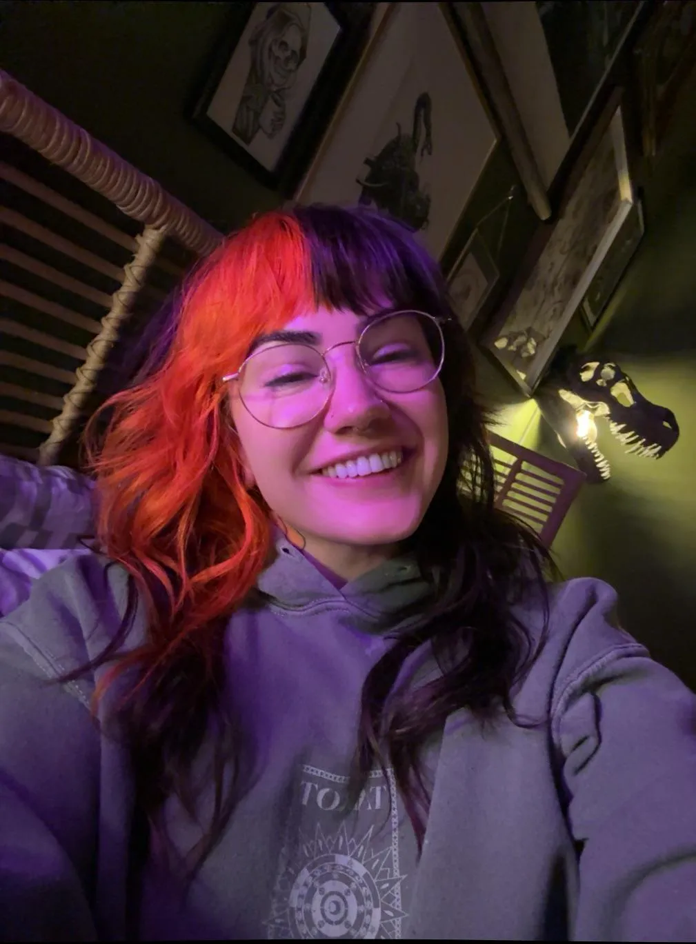 I love getting all cosy in bed 🥹