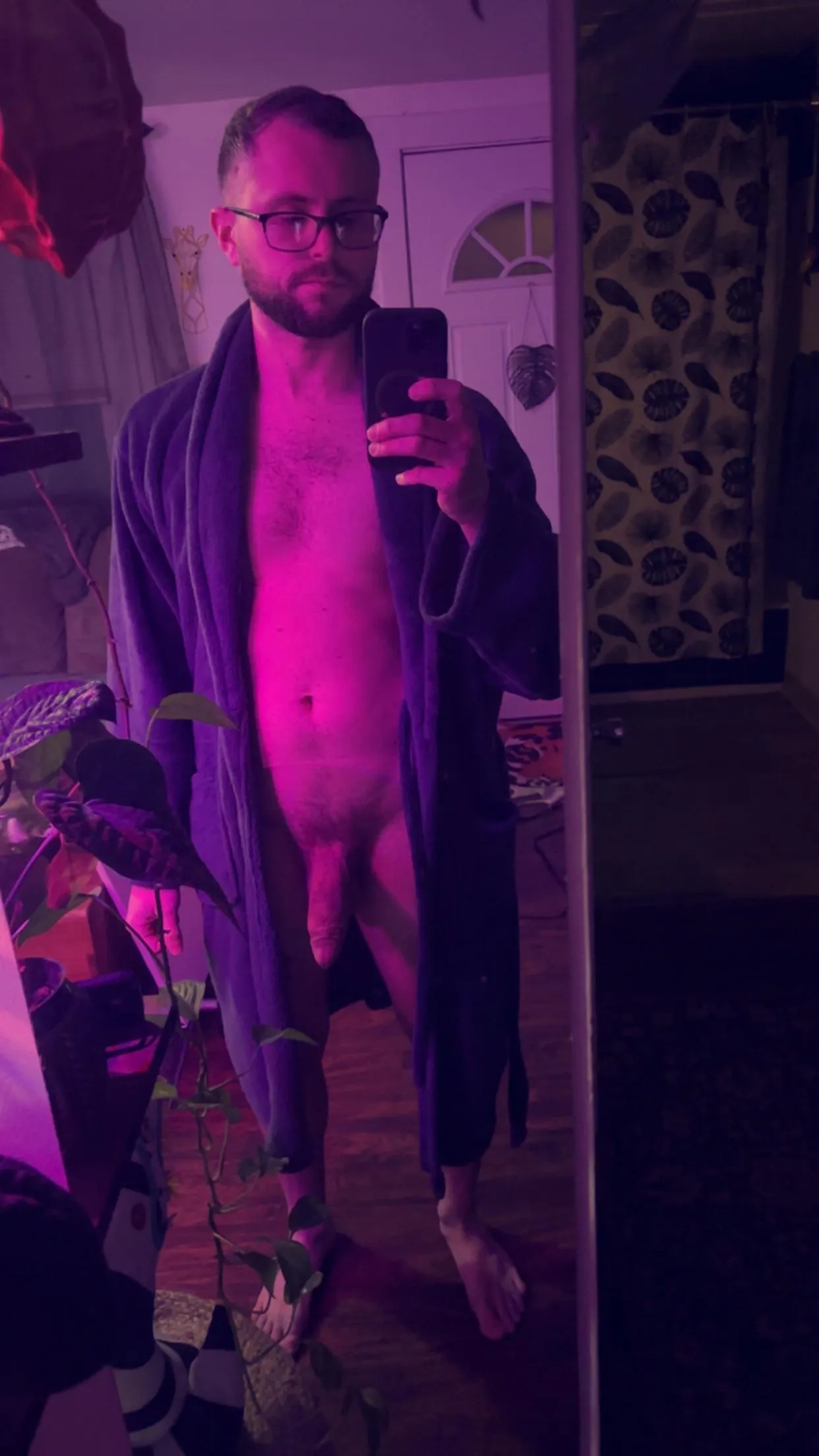 I try to be as naked as possible during the winter months too