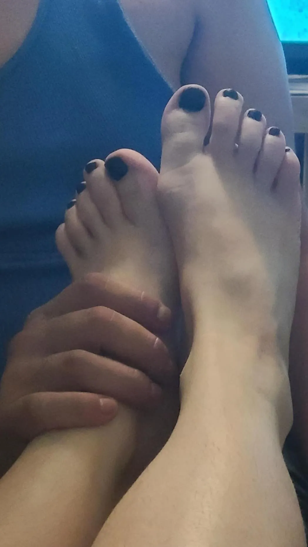 I usually post her soles but how are her toes?
