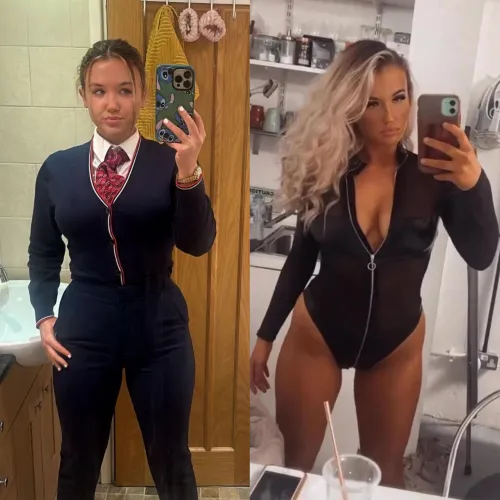 I went from real job to bimbo stripper