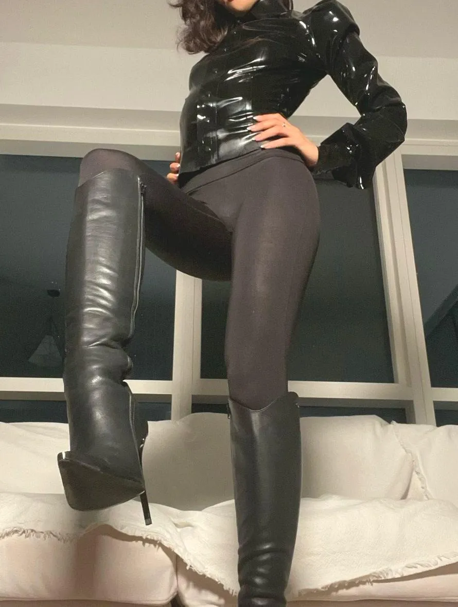 Leather boots never go out of style